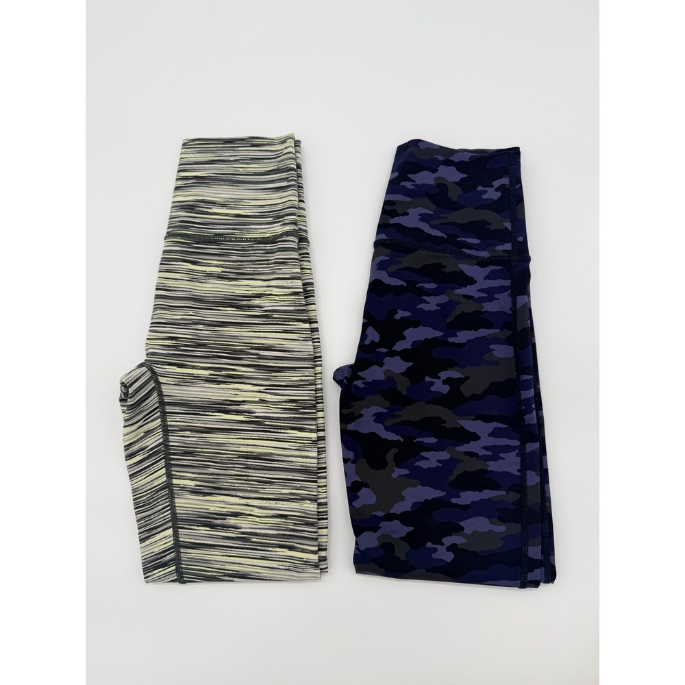 Aerie Chill Play Move Leggings Bundle Womens Small Camo Space Dye High Waisted